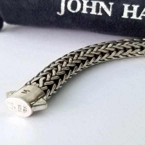 SOLD -JOHN HARDY - 11mm Jaisalmer 18K Gold & Sterling Silver Bracelet *Stunning! - Picture 6 of 6